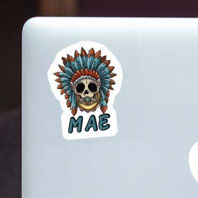 Sticker Mae Baby-Skull Notebook Image