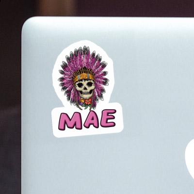 Frauen Totenkopf Sticker Mae Gift package Image