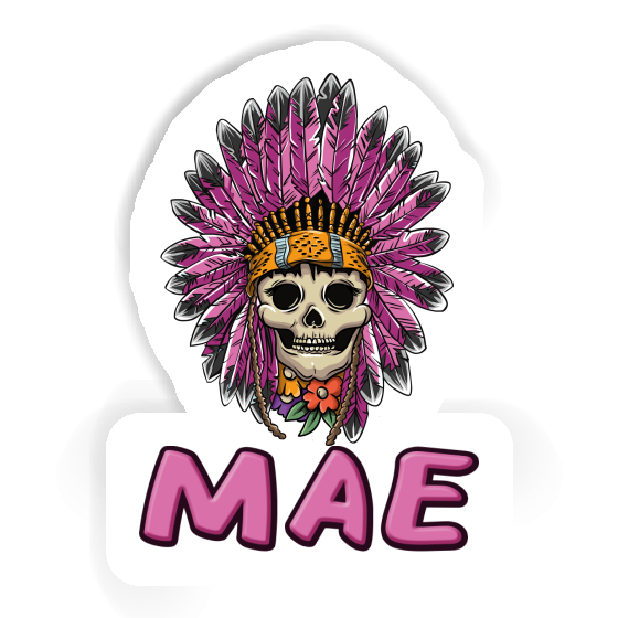 Sticker Mae Ladys Skull Laptop Image