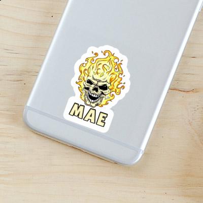 Skull Sticker Mae Notebook Image