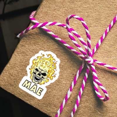 Skull Sticker Mae Notebook Image