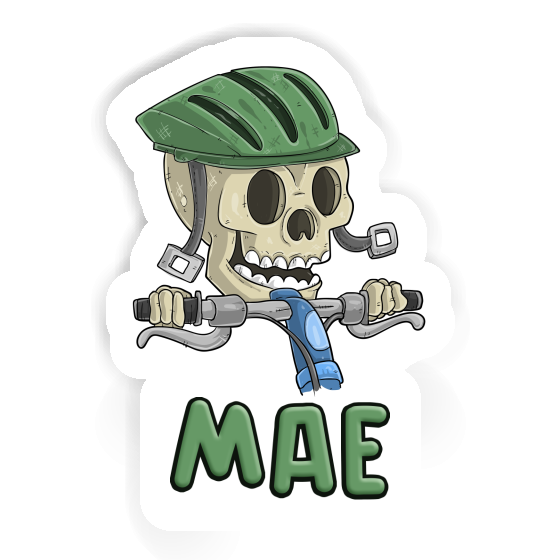 Mae Sticker Bicycle Rider Image