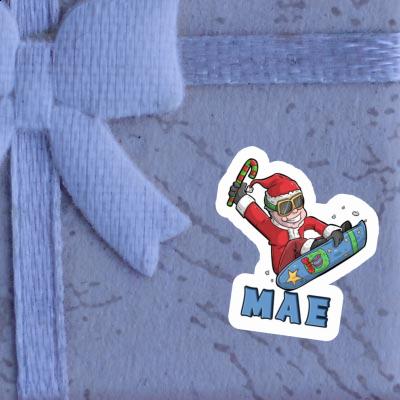 Snowboarder Sticker Mae Image