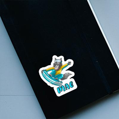 Snowboarder Sticker Mae Image