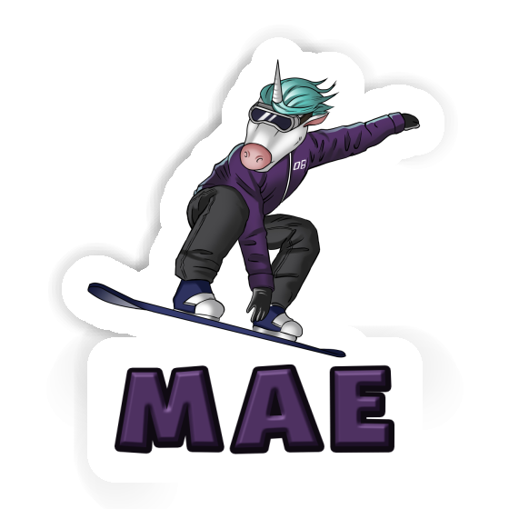 Autocollant Snowboardeuse Mae Notebook Image