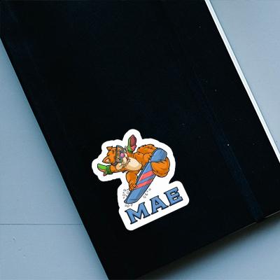 Autocollant Snowboardeuse Mae Gift package Image