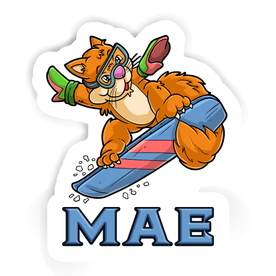 Sticker Boarder Mae Notebook Image