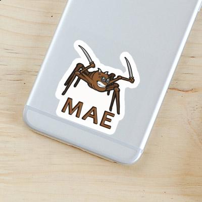 Sticker Fighting Spider Mae Laptop Image