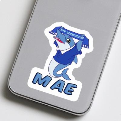 Dolphin Sticker Mae Notebook Image