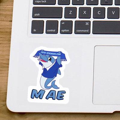 Dolphin Sticker Mae Notebook Image