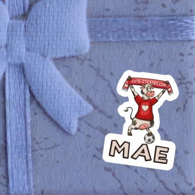 Sticker Mae Cow Notebook Image