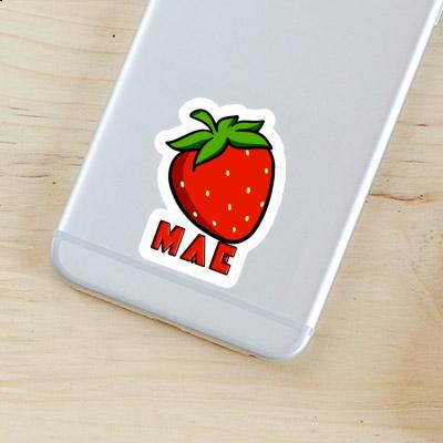 Mae Sticker Strawberry Notebook Image