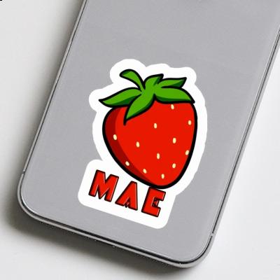 Mae Sticker Strawberry Notebook Image