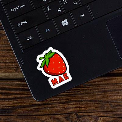 Mae Sticker Strawberry Notebook Image