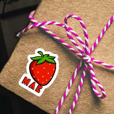 Mae Sticker Strawberry Notebook Image