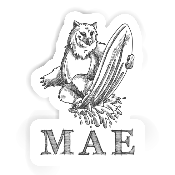 Sticker Bear Mae Notebook Image