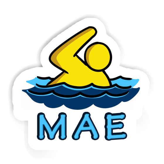 Mae Sticker Swimmer Image