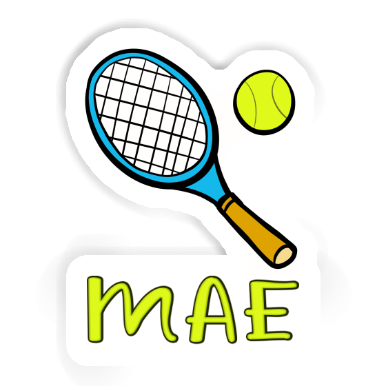 Sticker Tennis Racket Mae Laptop Image