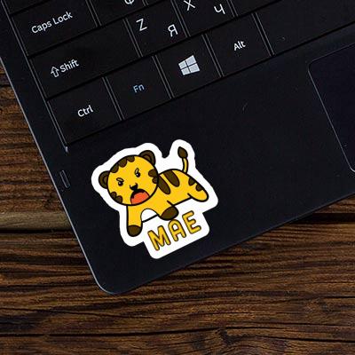 Sticker Baby-Tiger Mae Laptop Image