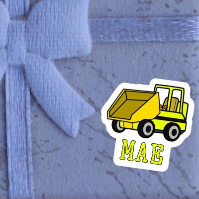 Sticker Mae Front Tipper Notebook Image