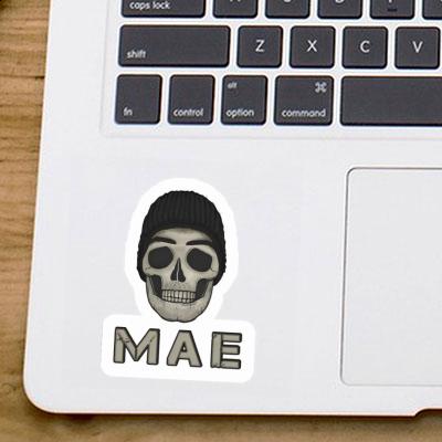 Mae Aufkleber Totenkopf Laptop Image