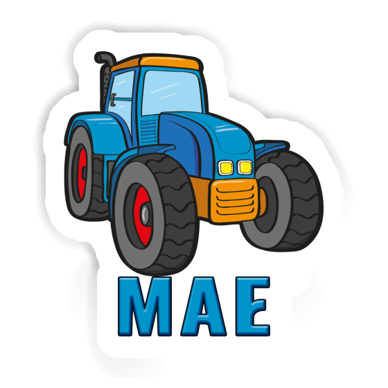 Sticker Mae Tractor Notebook Image