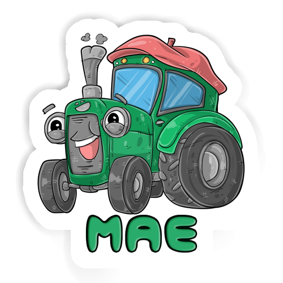 Sticker Mae Tractor Notebook Image