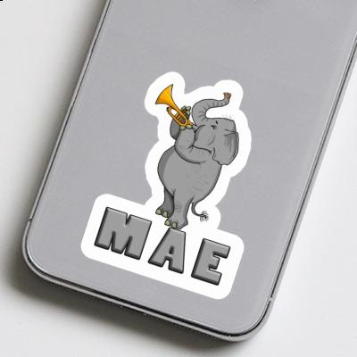 Sticker Trumpet Elephant Mae Gift package Image