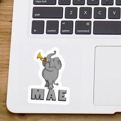 Sticker Trumpet Elephant Mae Gift package Image