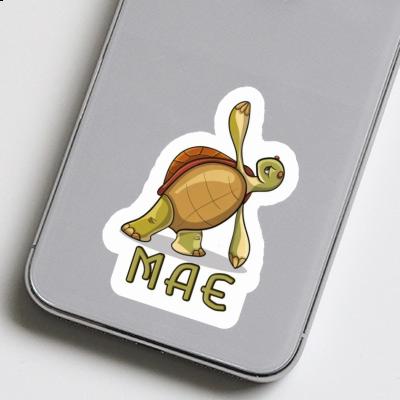 Sticker Yoga Turtle Mae Image