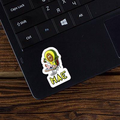 Avocado Sticker Mae Laptop Image