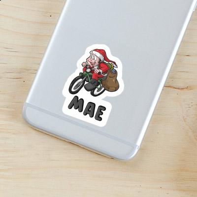 Mae Sticker Cyclist Notebook Image