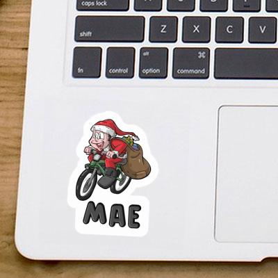 Mae Sticker Cyclist Image