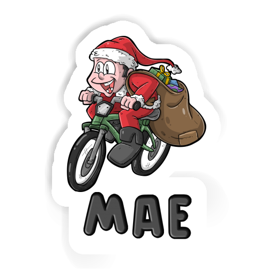 Mae Sticker Cyclist Notebook Image