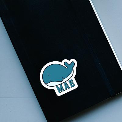 Whale Sticker Mae Notebook Image