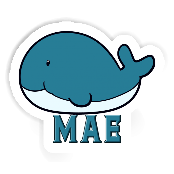 Whale Sticker Mae Laptop Image