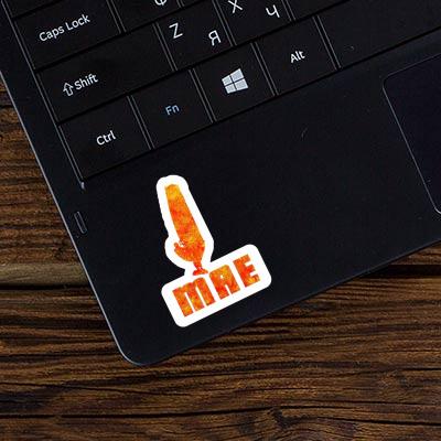 Sticker Windsurfer Mae Laptop Image