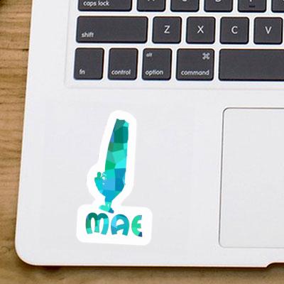 Mae Sticker Windsurfer Notebook Image