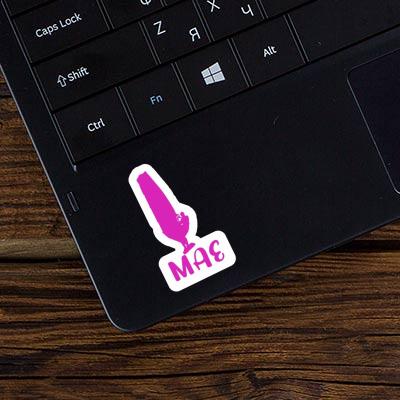 Sticker Mae Windsurfer Laptop Image