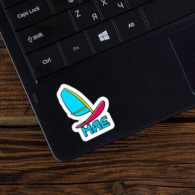 Sticker Windsurfbrett Mae Laptop Image