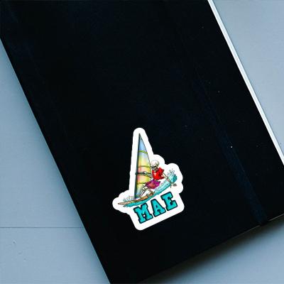 Sticker Surfer Mae Notebook Image