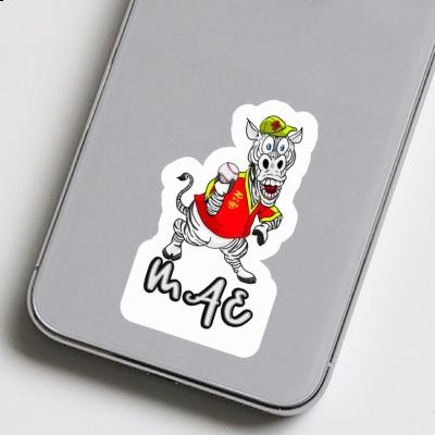 Sticker Zebra Mae Notebook Image