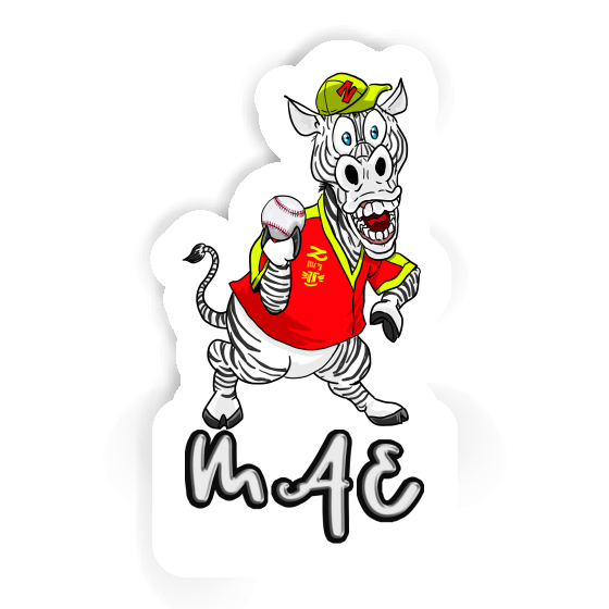 Sticker Zebra Mae Image