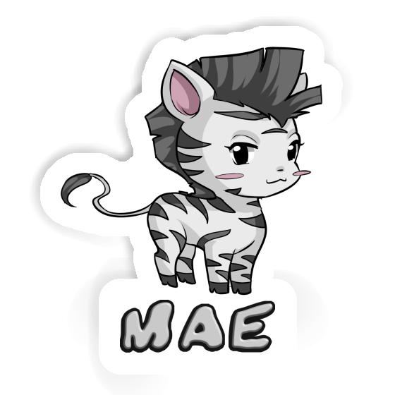 Mae Sticker Zebra Image