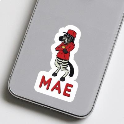 Mae Sticker Zebra Notebook Image