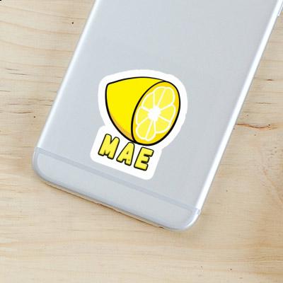 Mae Sticker Lemon Notebook Image