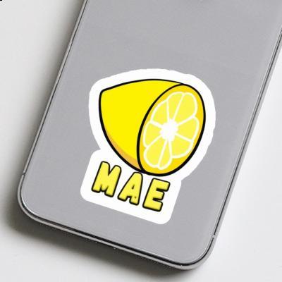 Mae Sticker Lemon Notebook Image