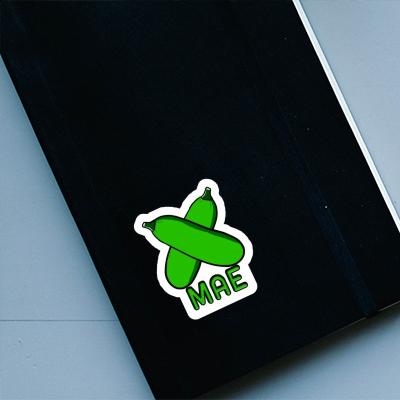 Zucchini Sticker Mae Notebook Image