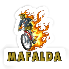 Freeride Biker Sticker Mafalda Image