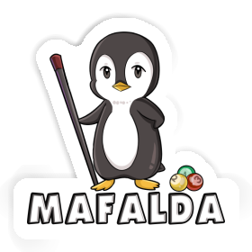 Sticker Billiards Player Mafalda Image